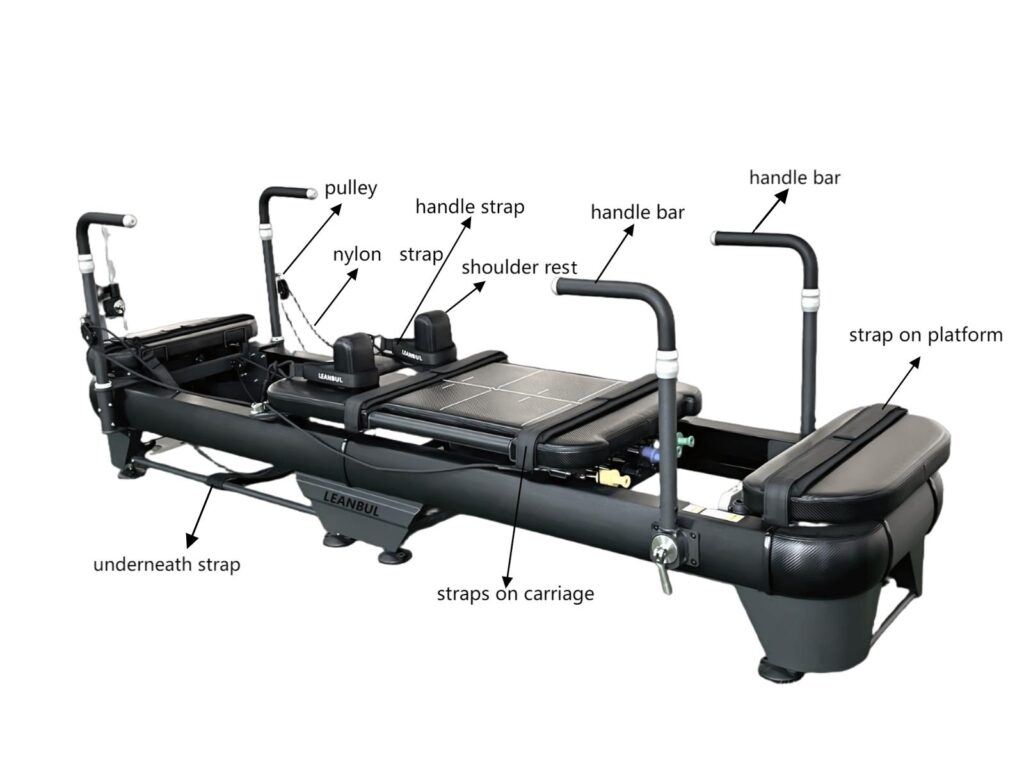 aluminum frame Pilates reformer durable structure
